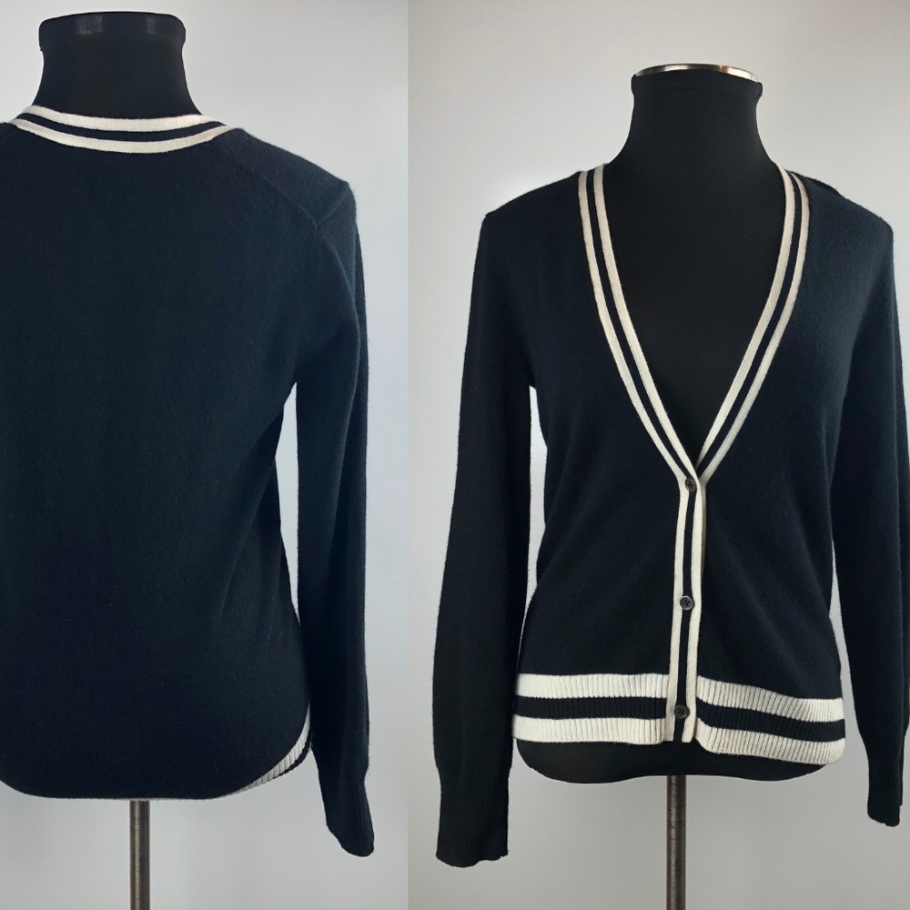 AG Adriano Goldschmied 100% Cashmere Finn Cardigan - Picture 2 of 8